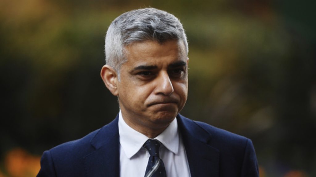 London Mayor Sadiq Khan arrives in Downing Street ahead of Government briefing on March 16, 2020 in London